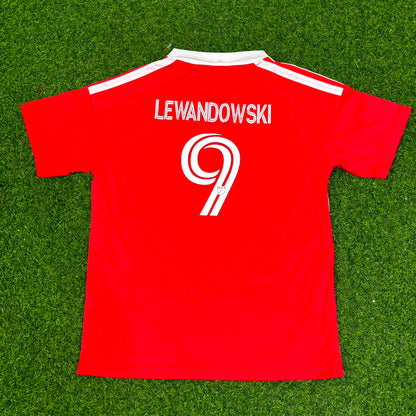 Robert Lewandowski Chicago Fire FC 2026-2027 Kids Red New Season Soccer Kit Jersey