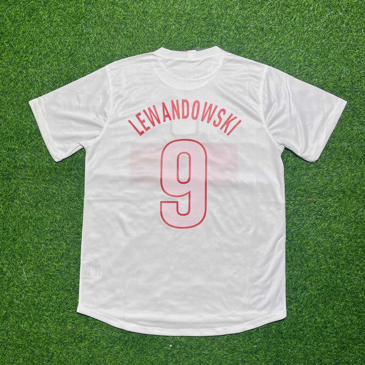 Robert Lewandowski Poland 2012 Retro Football Jersey