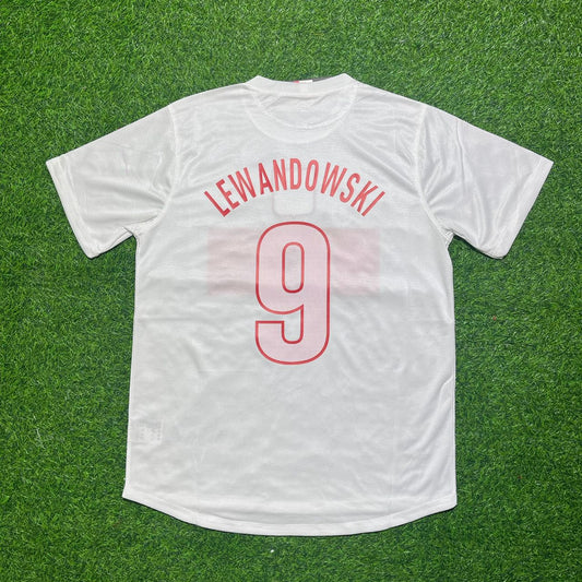 Robert Lewandowski Poland 2012 Retro Football Jersey