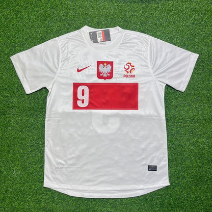 Robert Lewandowski Poland 2012 Retro Football Jersey