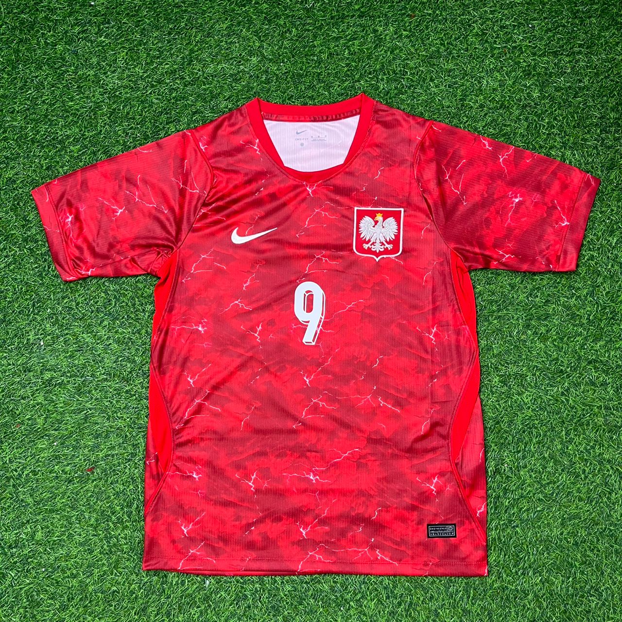 Robert Lewandowski Poland 2026 New Season Red Football Jersey