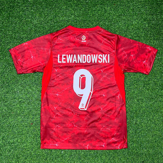 Robert Lewandowski Poland 2026 New Season Red Football Jersey