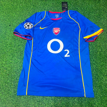 Robert Pires Arsenal 2004-05 Blue Retro Jersey Trikot Maglia Camiseta