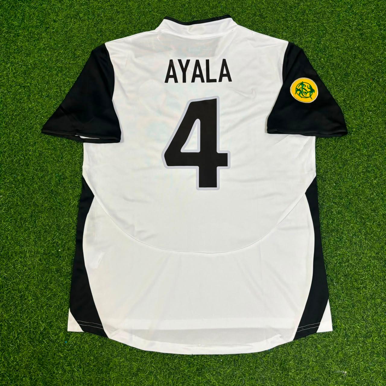 Roberto Ayala Valencia 2004 UEFA Final Retro Jersey Camiseta Soccer Shirt