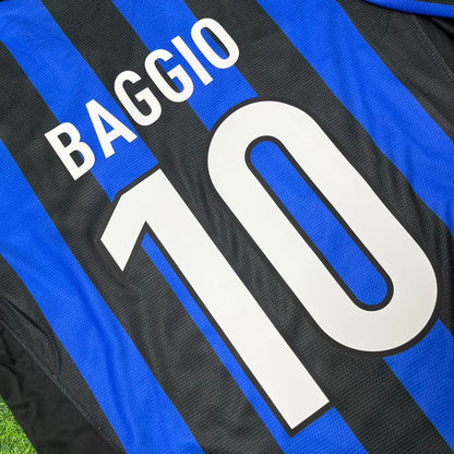 Roberto Baggio - Inter 1998 1999 Retro Jersey Trikot Maillot Maglia Soccer Shirt