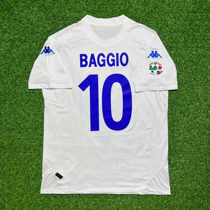 Roberto Baggio Brescia 2003-2004 Retro White Football Jersey