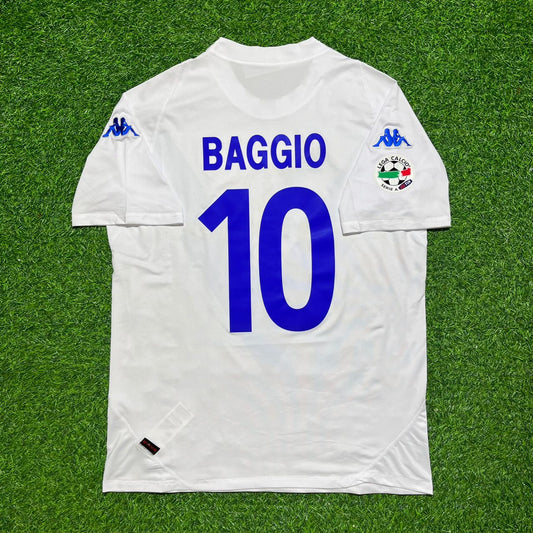Roberto Baggio Brescia 2003-2004 Retro White Football Jersey