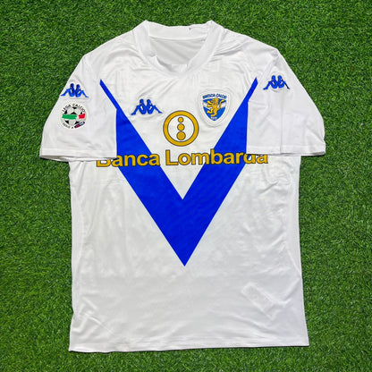 Roberto Baggio Brescia 2003-2004 Retro White Football Jersey