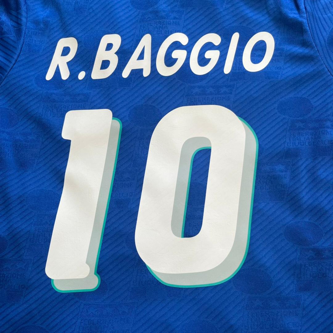 Roberto Baggio Italy 1994 World Cup Retro Kids Football Jersey Kit