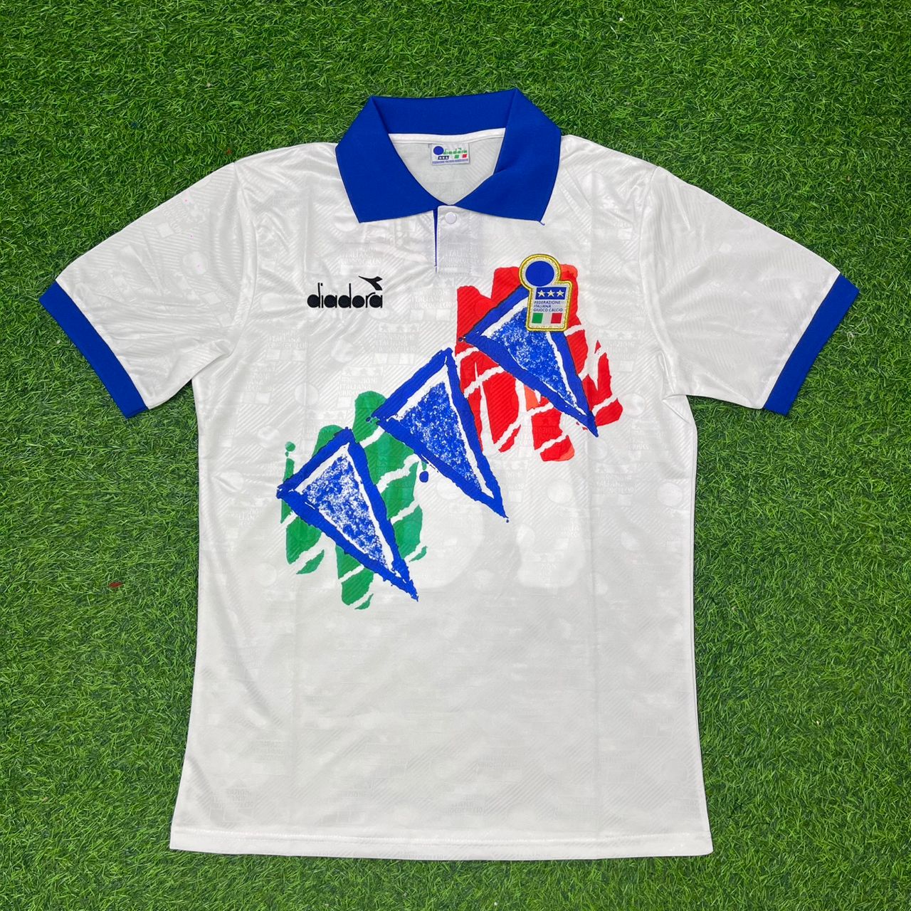 Alessandro Costacurta Italy 1994 World Cup White Retro Football Jersey