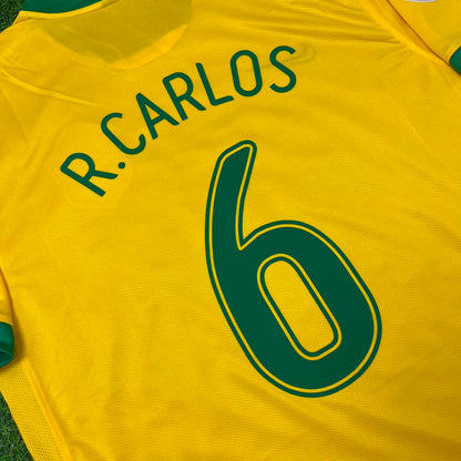 Roberto Carlos #6 Brazil 2006 World Cup Jersey Trikot