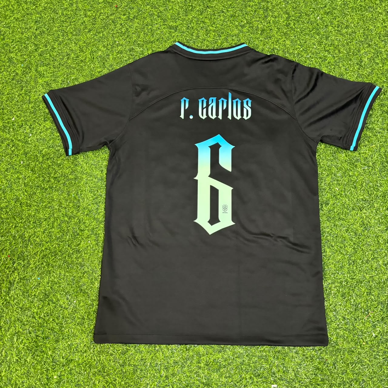 Maillot de football rétro Roberto Carlos Brésil Trikot Maglia Soccer Shirt