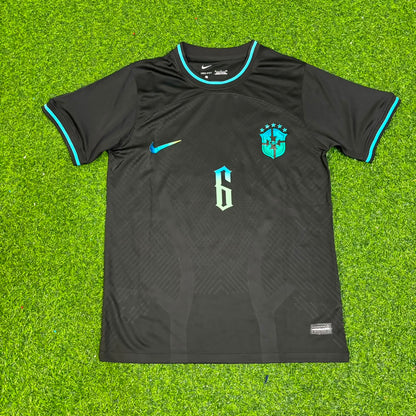 Maillot de football rétro Roberto Carlos Brésil Trikot Maglia Soccer Shirt