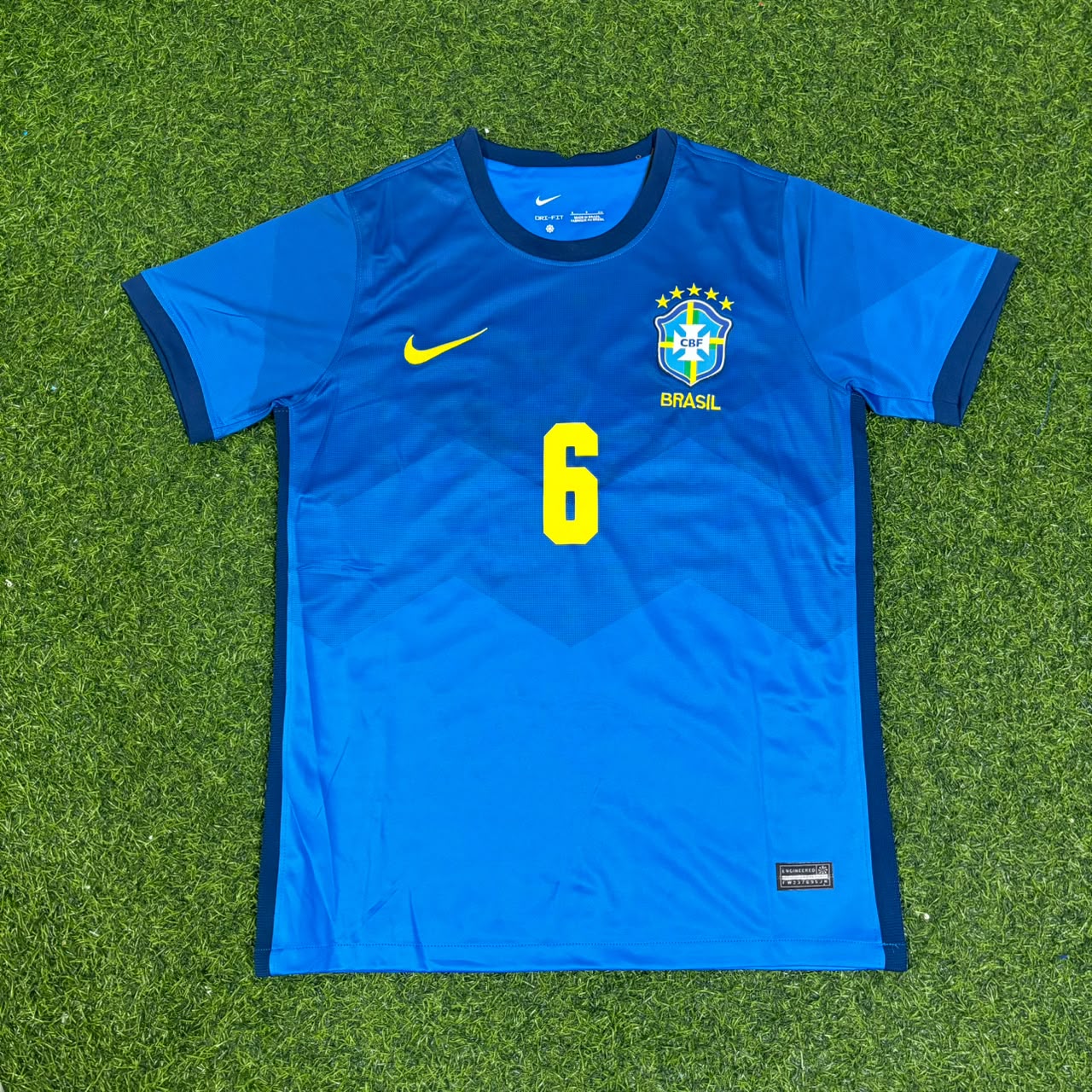 Roberto Carlos Brazil Blue Football Jersey Trikot Maillot