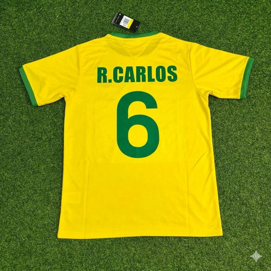 Roberto Carlos Brésil Rétro Maillot de Foot Domicile