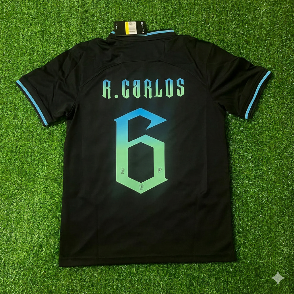 Roberto Carlos Brazil Retro Football Jersey Trikot Maglia Soccer Shirt