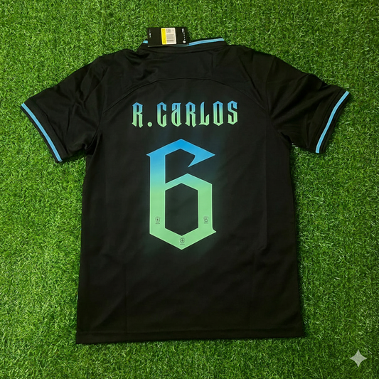 Roberto Carlos Brazil Retro Football Jersey Trikot Maglia Soccer Shirt