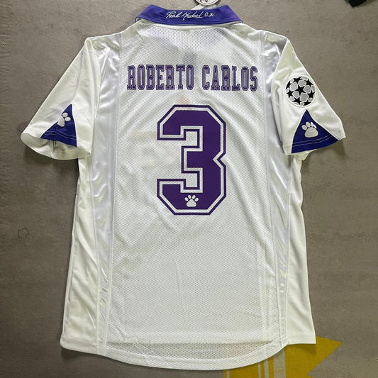 Roberto Carlos Real Madrid 1998 Retro Jersey Trikot Maillot Camiseta