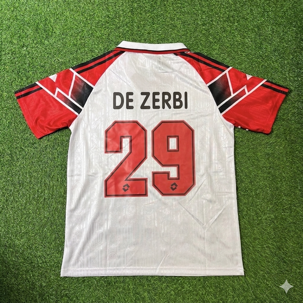 Roberto De Zerbi #29 AC Milan 1997 Away Retro Football Jersey