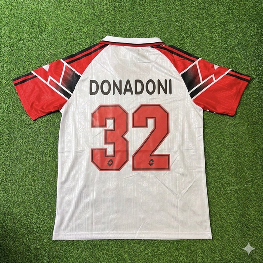 Roberto Donadoni #32 AC Milan 1997 Away Retro Football Jersey