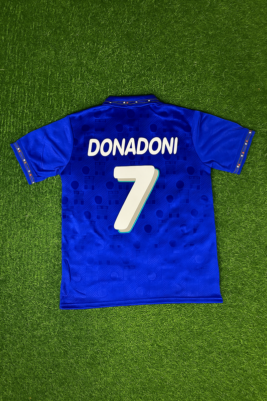 Roberto Donadoni 1994 World Cup Italy Retro Jersey Maillot Trikot Maglia Soccer Shirt