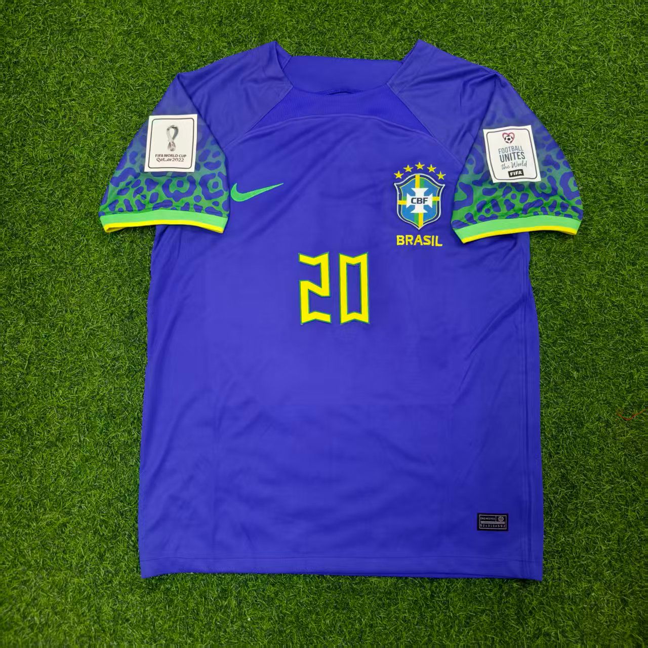 Maillot rétro de football Roberto Firmino Brésil Coupe du Monde 2022