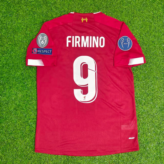 Roberto Firmino Liverpool 2019 20 Retro Kit Jersey Trikot Maillot Maglia