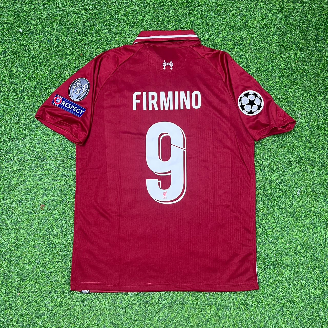 Roberto Firmino Liverpool 2019 CL Final Retro Kit Jersey Trikot Maillot Maglia