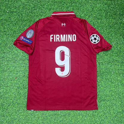 Roberto Firmino Liverpool 2019 CL Final Retro Kit Jersey Trikot Maillot Maglia