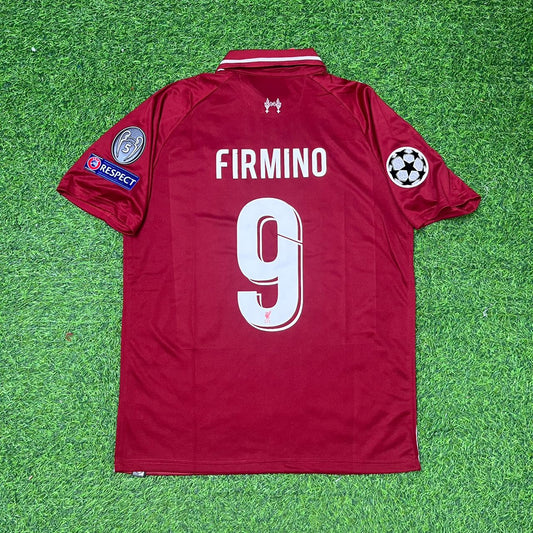 Roberto Firmino Liverpool 2019 CL Final Retro Kit Jersey Trikot Maillot Maglia