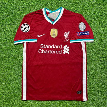 Roberto Firmino 9# Liverpool 2020-2021 Home Retro Football Jersey