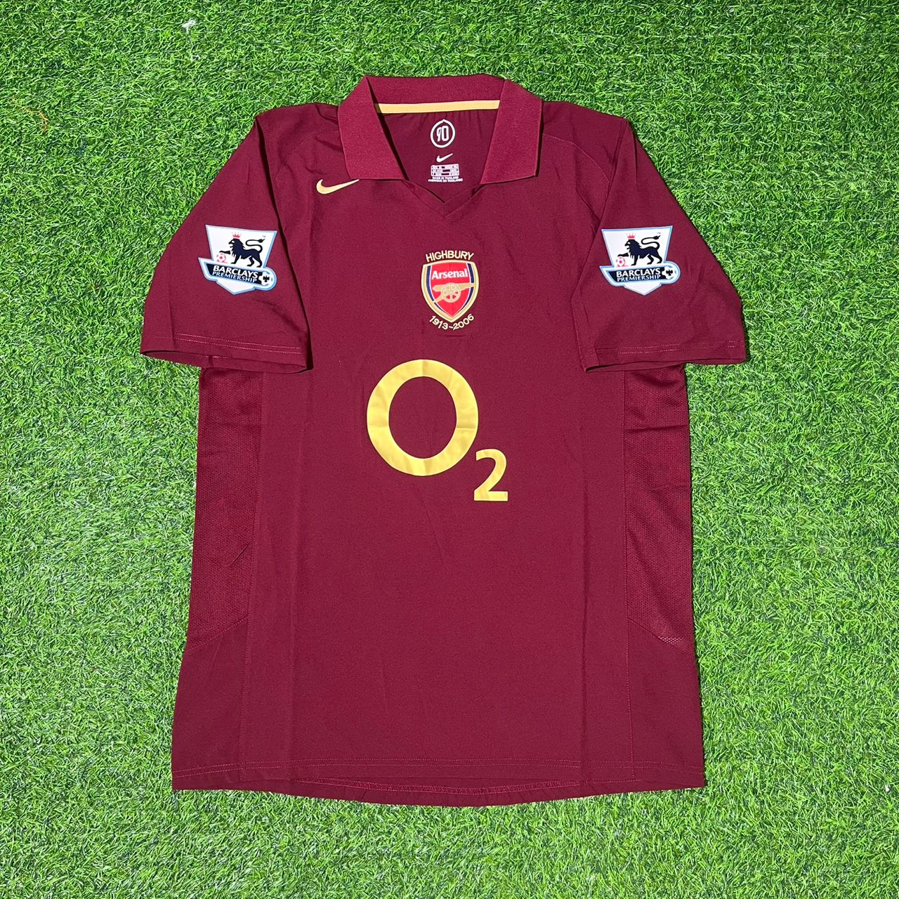 Robin van Persie Arsenal 2006 Highbury Burgundy Retro Football Jersey Soccer Shirt