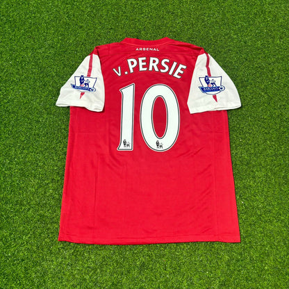 Robin van Persie Arsenal 2010-2011  Retro Kit Jersey Trikot Maglia Soccer Shirt