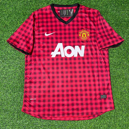Robin van Persie Manchester United 2012 2013 Season Red Retro Jersey Maillot Trikot