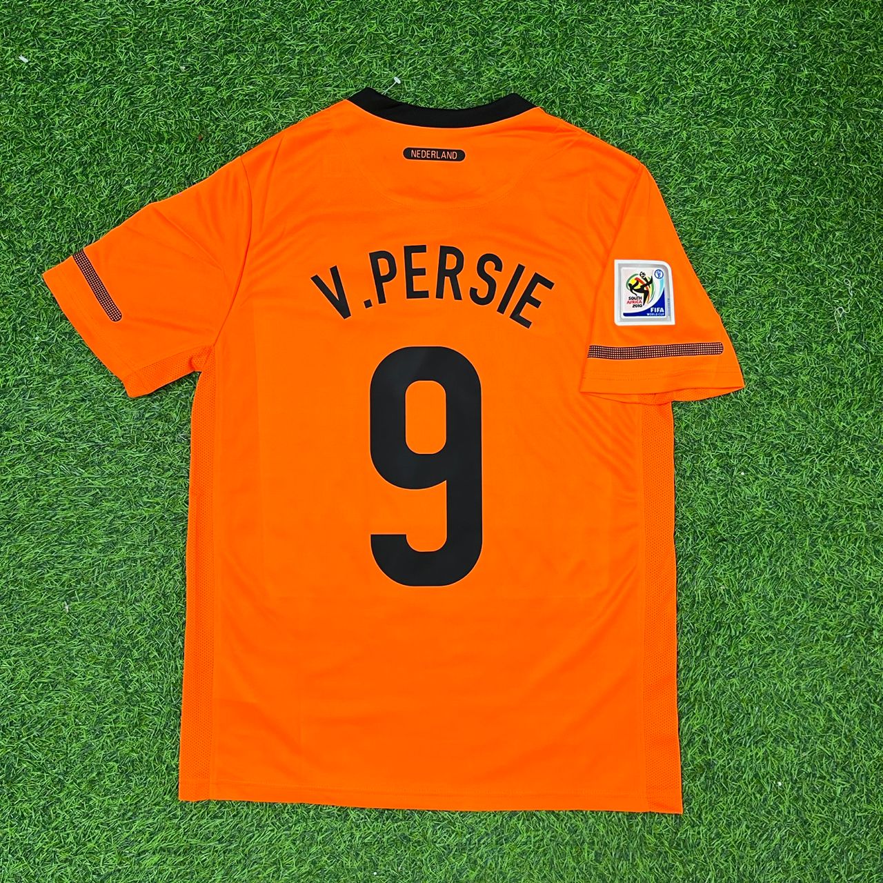Robin van Persie Netherlands 2010 World Cup Final Football Jersey Kit