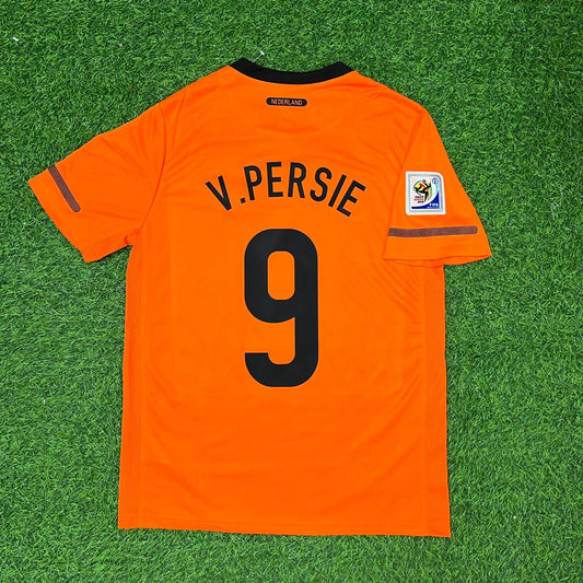 Robin van Persie Netherlands 2010 World Cup Final Football Jersey Kit