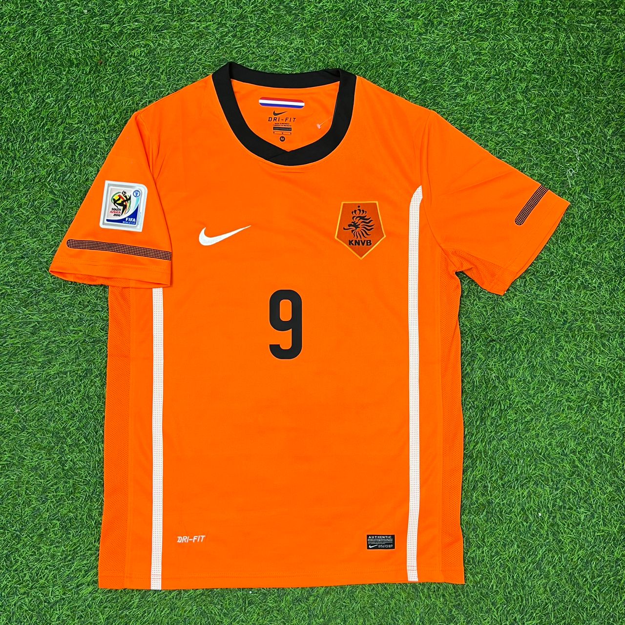Robin van Persie Netherlands 2010 World Cup Final Football Jersey Kit