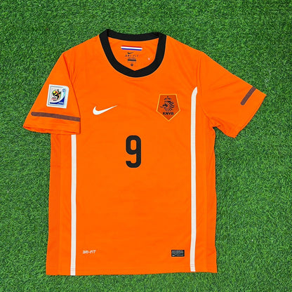 Robin van Persie Netherlands 2010 World Cup Final Football Jersey Kit