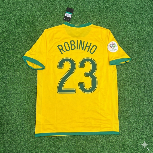 Robinho #23 Brazil 2006 World Cup Jersey Trikot