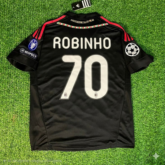 Robinho 70 - Milan Third Kit 2011/12 Retro Kit Jersey Maillot Trikot Soccer Shirt