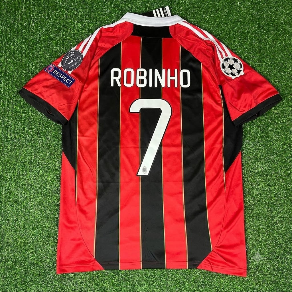 Ronaldinho – AC Milan 2012/13 Home Retro Kit Jersey – | Trikot | Maillot Soccer Shirt