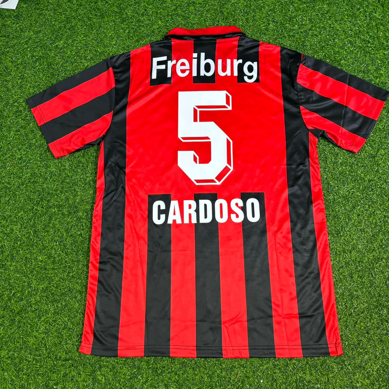 Rodolfo Esteban Cardoso SC Freiburg 1994-1995 Retro Football Jersey