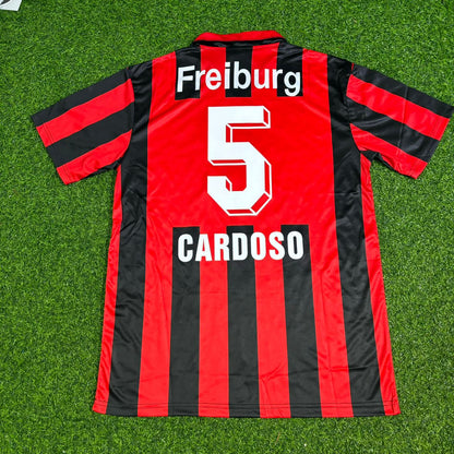 Rodolfo Esteban Cardoso SC Freiburg 1994-1995 Retro Football Jersey