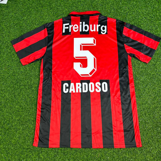 Rodolfo Esteban Cardoso SC Freiburg 1994-1995 Retro Football Jersey