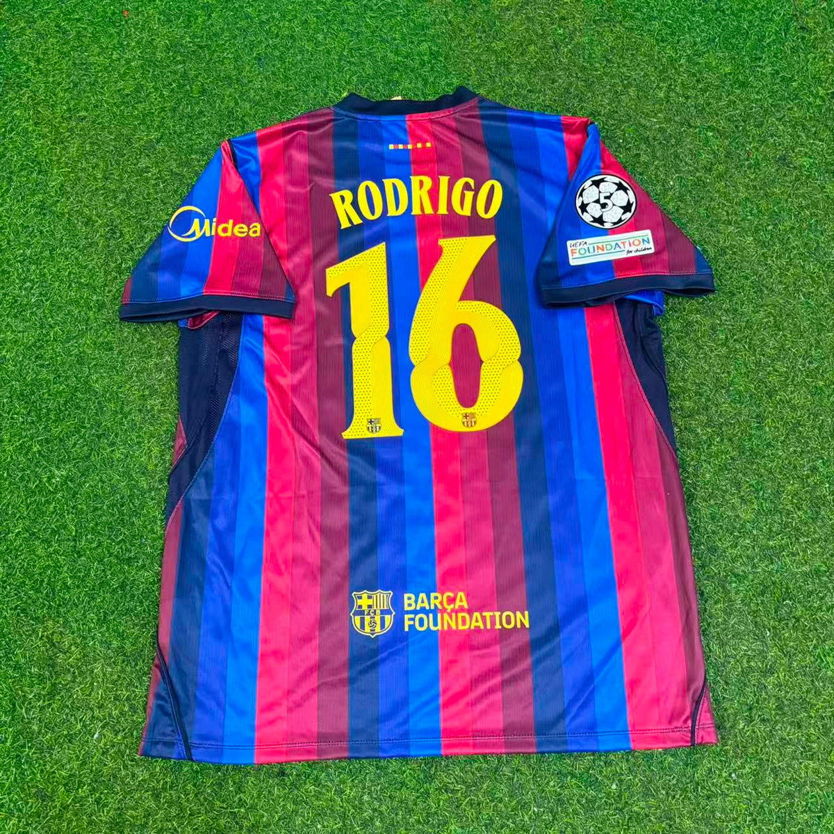 Rodri #16 Barcelona 2027 New Season Champions League Patch Home Jersey Trikot Maillot Soccer Shirt