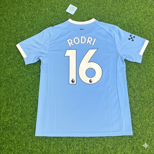 Rodri 16-Manchester City Home New Season 2026 Jersey Trikot Maillot Soccer Shirt