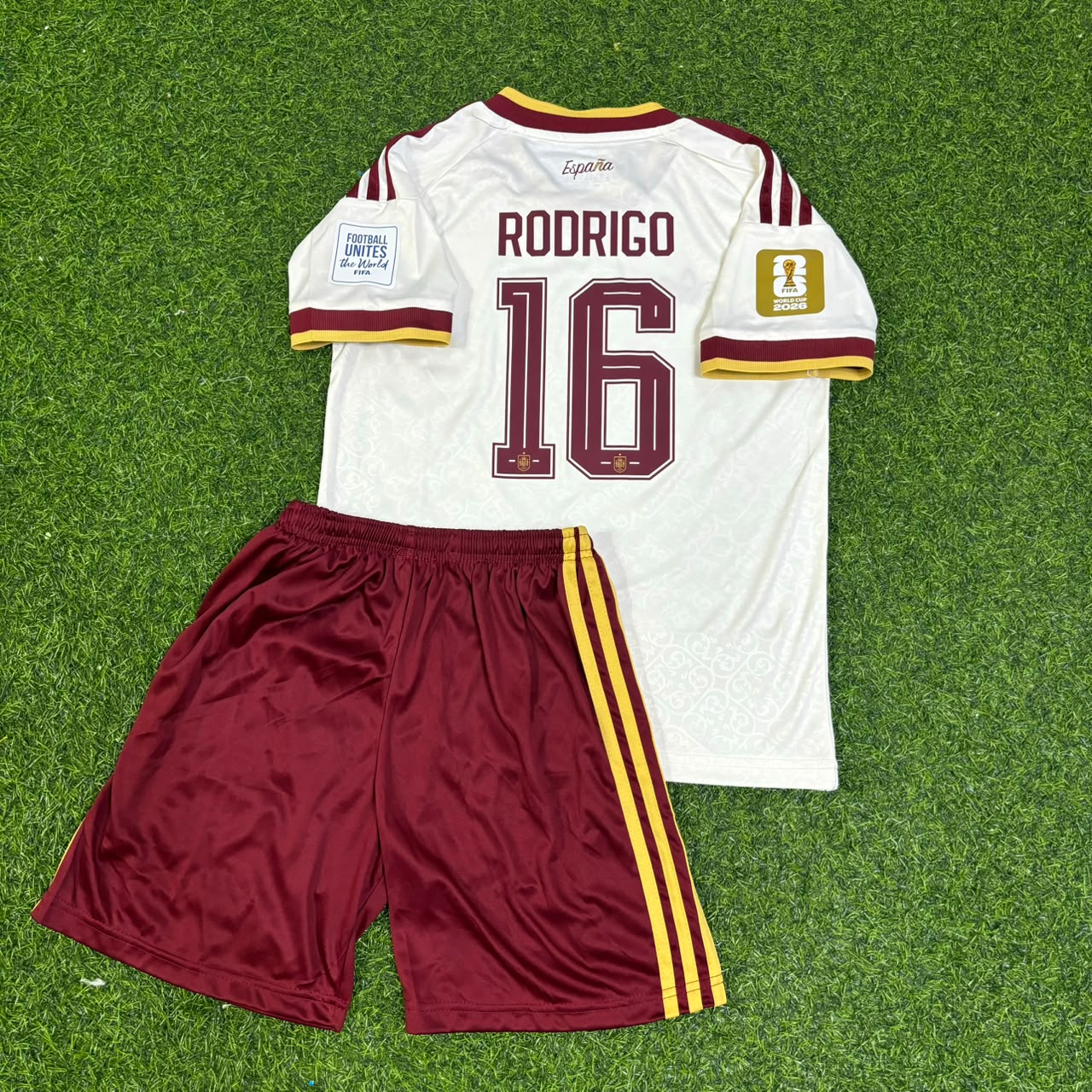 Rodri Spain 2026 World Cup Kids Football Jersey