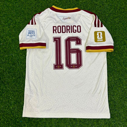 Rodri #16 Spain 2026 World Cup Away Jersey Trikot Maillot