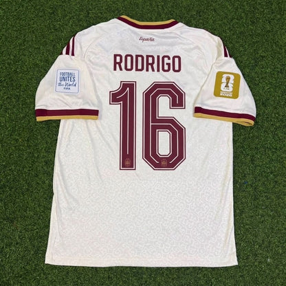 Rodri #16 Spain Two Star 2026 World Cup Champions Away Jersey Trikot Maillot