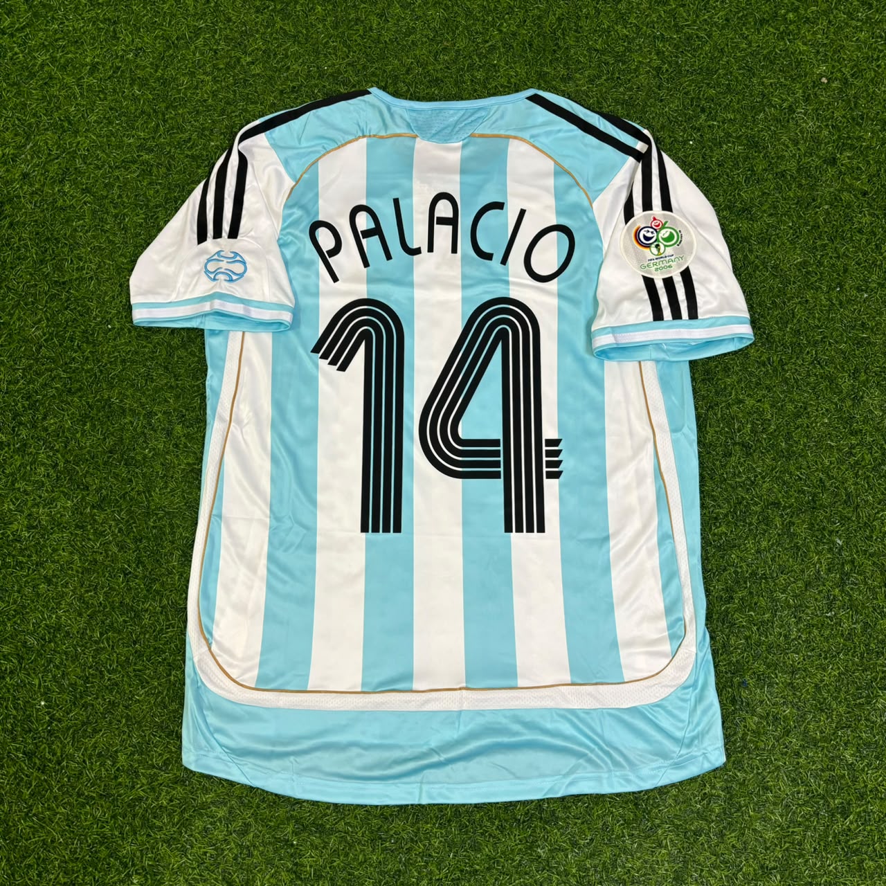 Rodrigo Palacio Argentina 2006 World Cup Retro Soccer Jersey Maillot Trikot